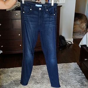 7 For All Mankind Side Stripe Skinny